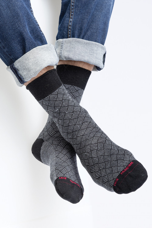 Chaussettes en laine à motifs · Achile