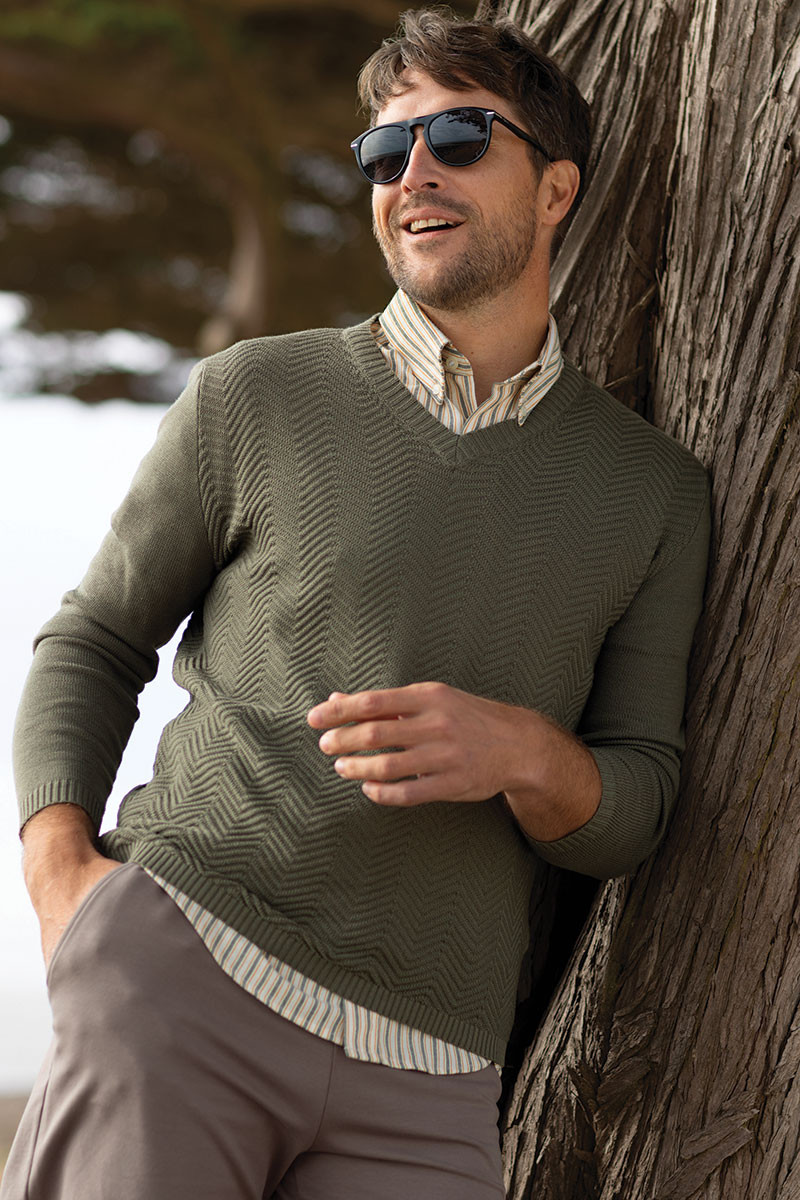 Pull chevrons · Fernand Lafrançaise