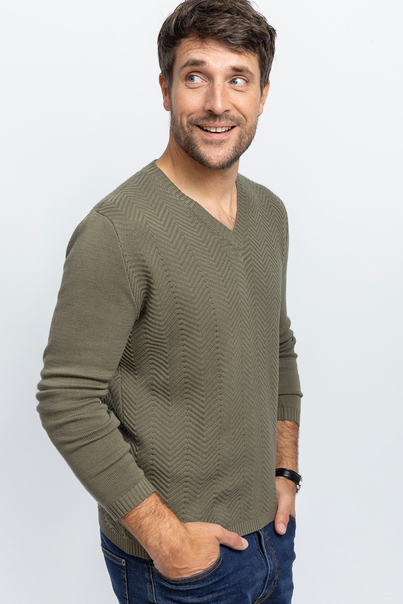 Pull chevrons · Fernand Lafrançaise