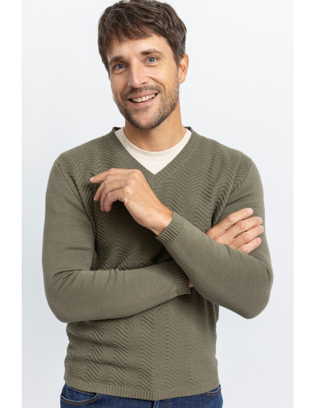 Pull chevrons · Fernand Lafrançaise