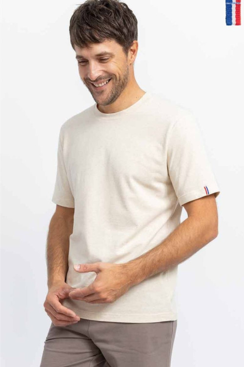 Tee-shirt coton et lin · Eugene Lafrançaise