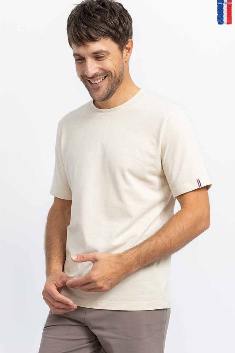 Tee-shirt coton et lin · Eugene Lafrançaise
