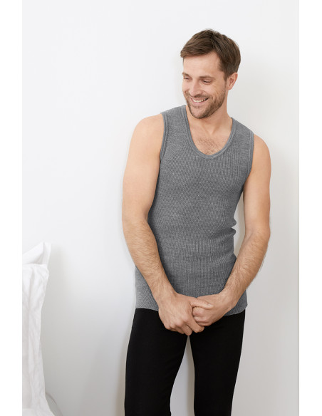 Débardeur thermique en laine · Marcel Lafrançaise