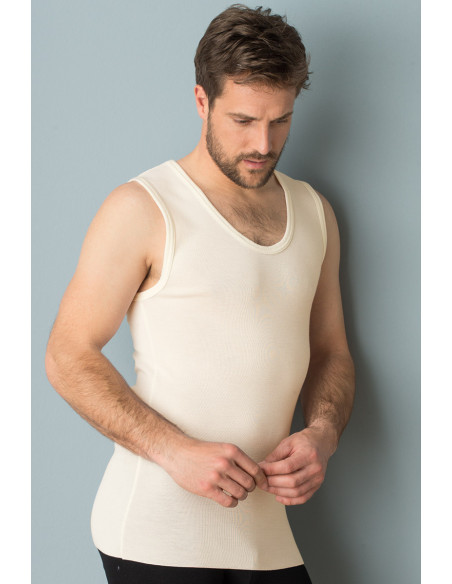 Débardeur fin laine mérinos · Arthur Lafrançaise