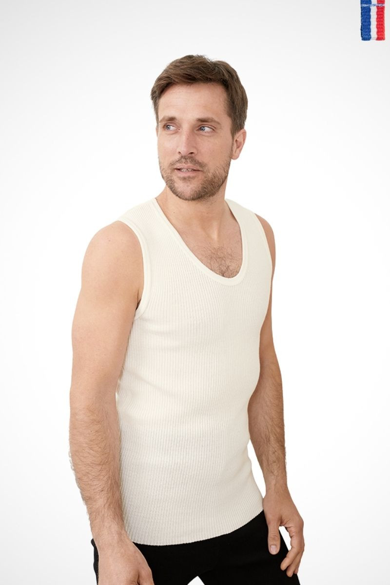 Débardeur thermique en laine · Marcel Lafrançaise