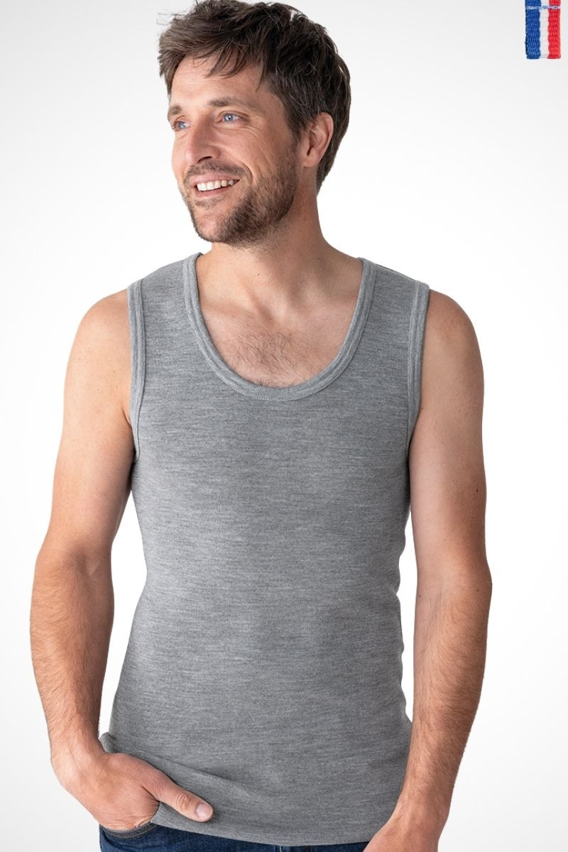 Débardeur fin laine mérinos · Arthur Lafrançaise