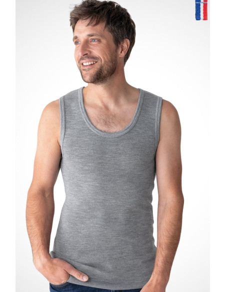 Débardeur fin laine mérinos · Arthur Lafrançaise