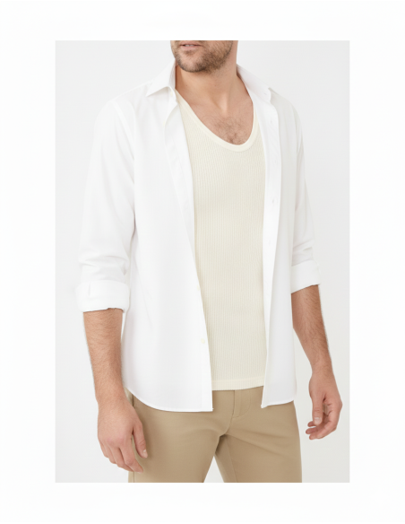 Débardeur thermique en laine · Marcel Lafrançaise