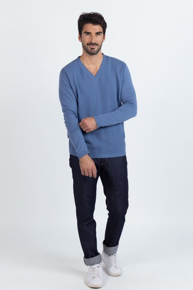 Pull chevrons · Fernand Lafrançaise