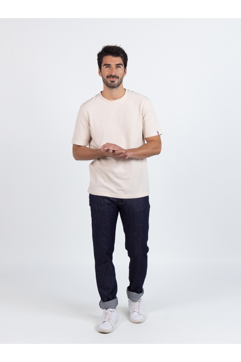 Tee-shirt coton et lin · Eugene Lafrançaise