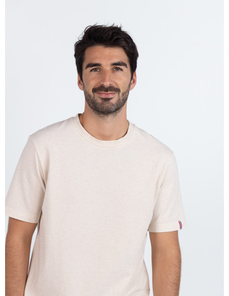 Tee-shirt coton et lin · Eugene Lafrançaise