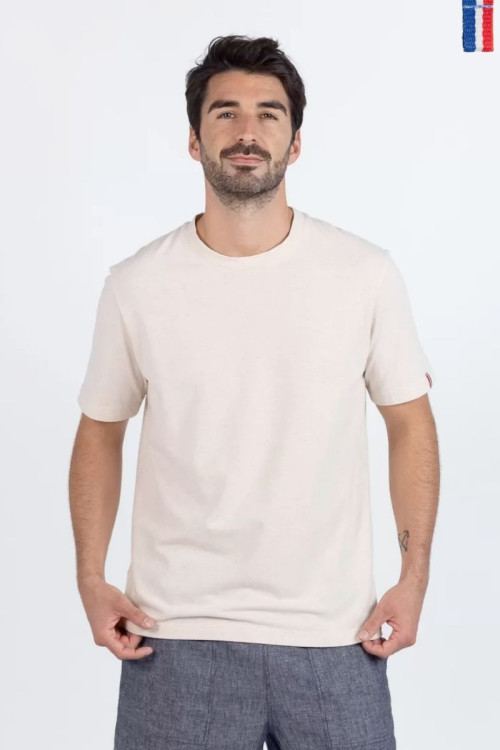 Tee-shirt coton et lin · Eugene Lafrançaise