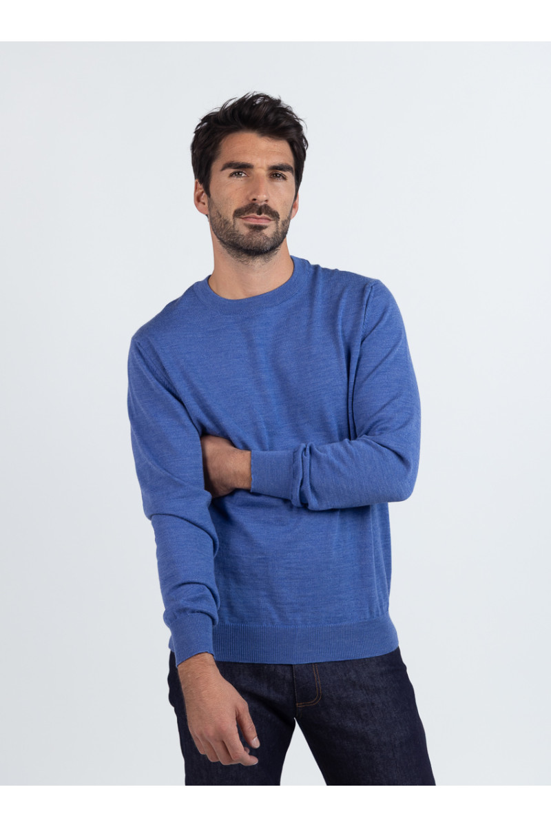 Pull col V laine mérinos · Camille Lafrançaise