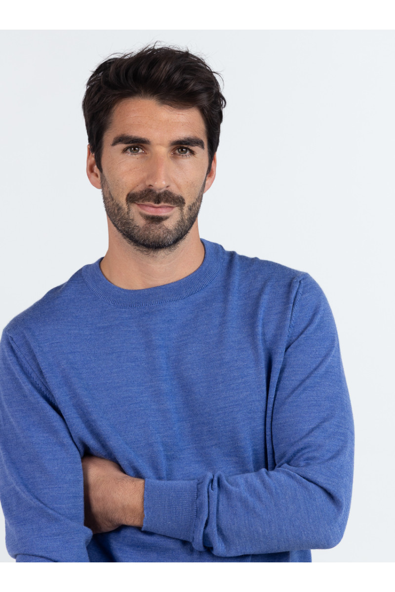 Pull col V laine mérinos · Camille Lafrançaise