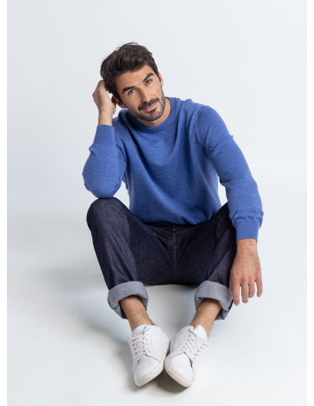 Pull col V laine mérinos · Camille Lafrançaise