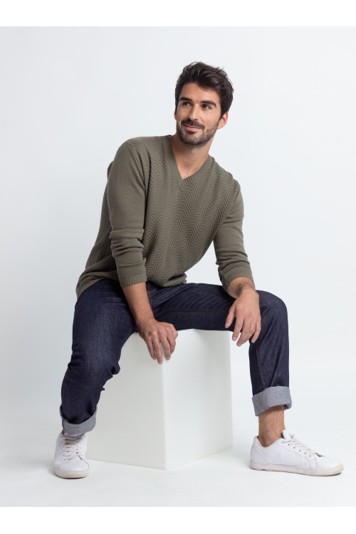 Pull chevrons · Fernand Lafrançaise 2