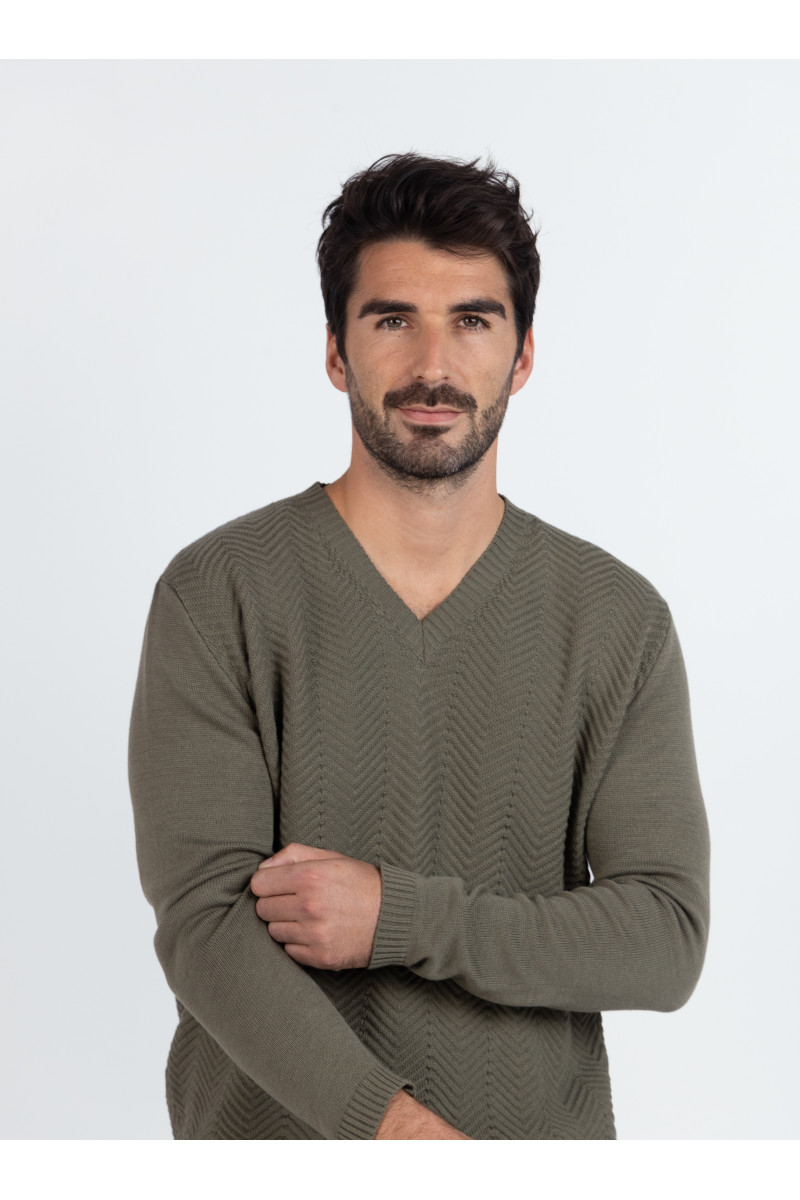 Pull chevrons · Fernand Lafrançaise