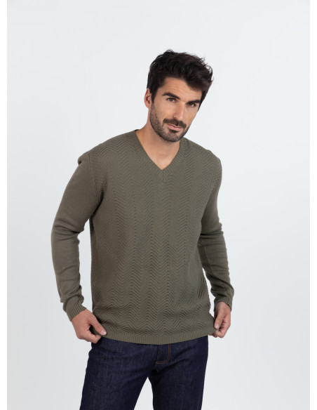 Pull chevrons · Fernand Lafrançaise